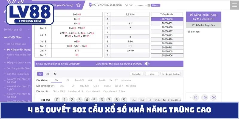 4 bí quyết soi cầu xổ số khả năng trúng cao