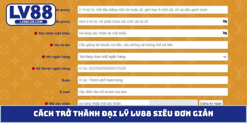 Cách trở thành đại lý LV88 siêu đơn giản