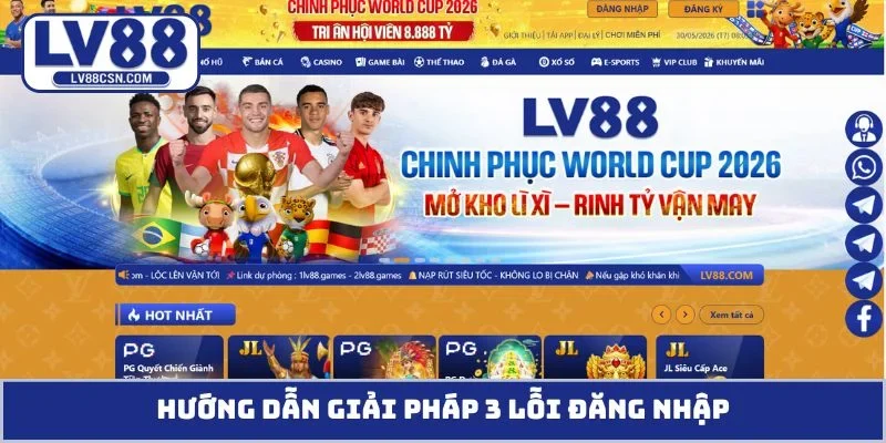 Hướng dẫn giải pháp 3 lỗi đăng nhập
