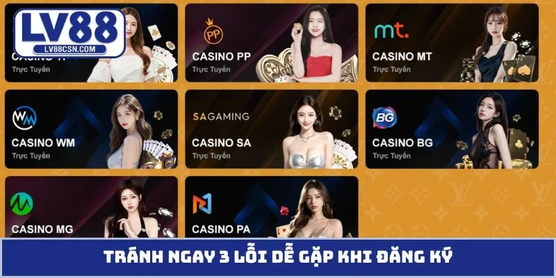Tránh ngay 3 lỗi dễ gặp khi đăng ký